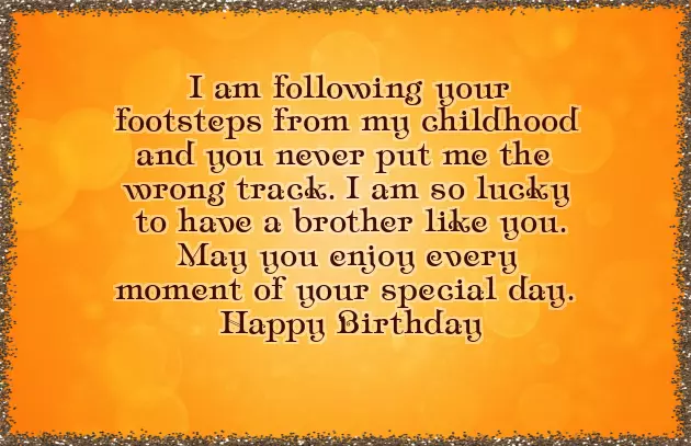 Brother Birthday Wishes Sister