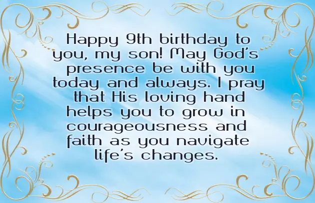 Happy Birthday To A 9 Year Old Happy Birthday To A 9 Year Old