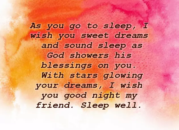 Night Message For Friend