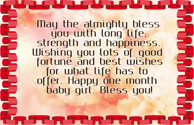 Baby Girl 1St Month Baby Wishes Baby Girl 1St Month Baby Wishes