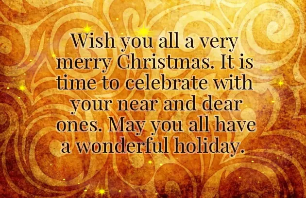 Merry Christmas Message To Staff