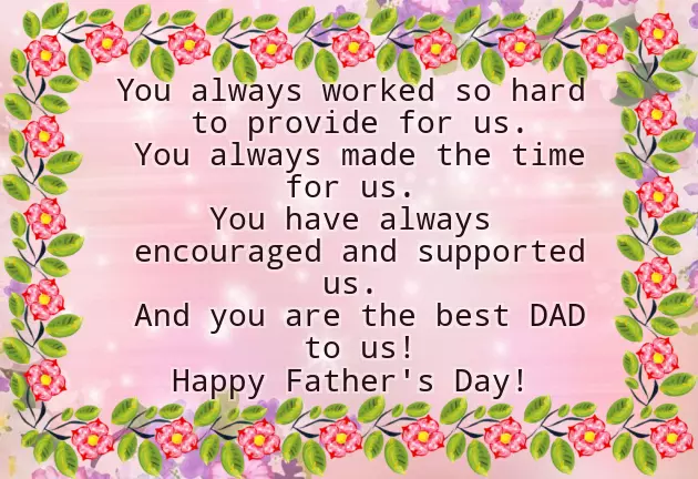 Happy Fathers Day Greetings To All Dads