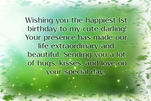 Happy Birthday Quotes For Cute Baby Girl