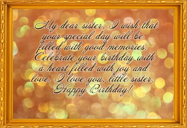 Sister Birthday Wishes Quotes
