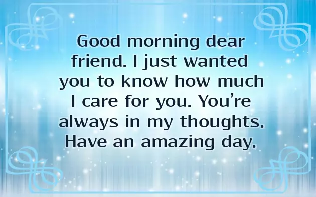 Good Morning Quotes For Special Friend