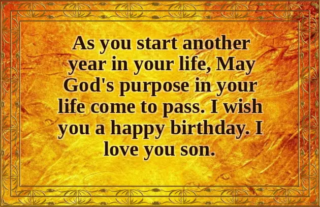 Birthday Wishes For A Son From Parents