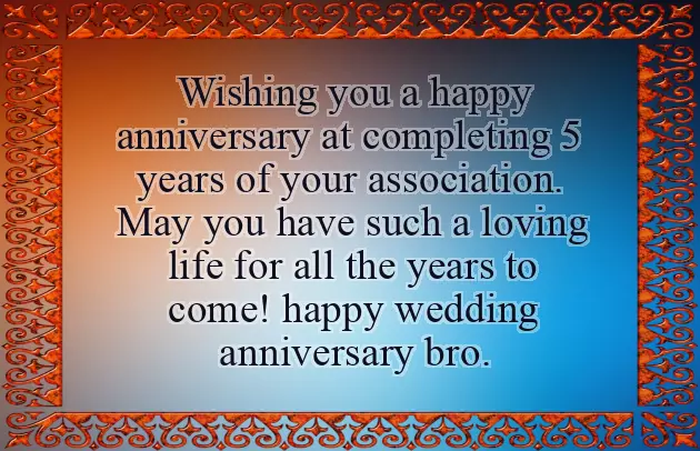 Anniversary Wishes Brother And Bhabhi