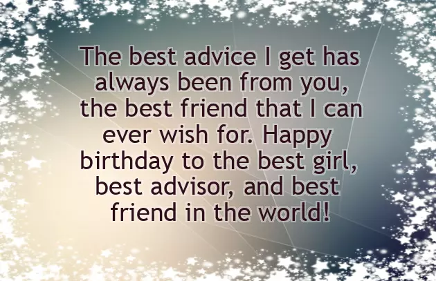 Birthday Wishes To Your Best Female Friend