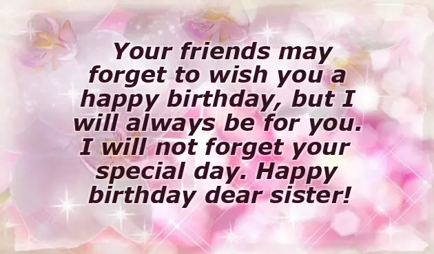 Birthday Caption For Younger Sister