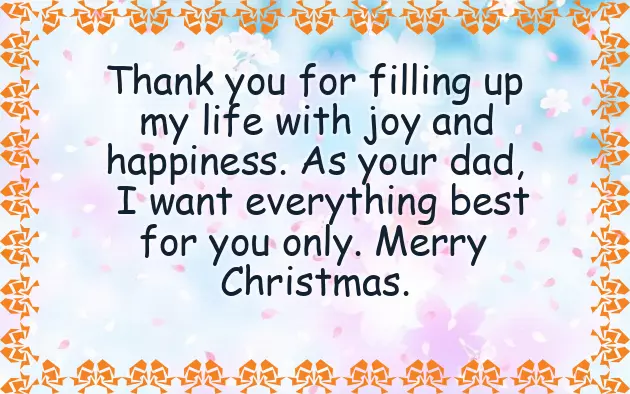 Merry Christmas To My Daughter And Family