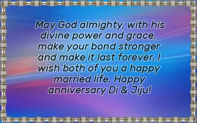 Marriage Anniversary Wishes Didi And Jiju