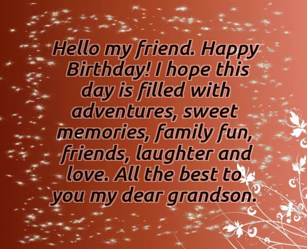 Happy 5Th Birthday To My Grandson