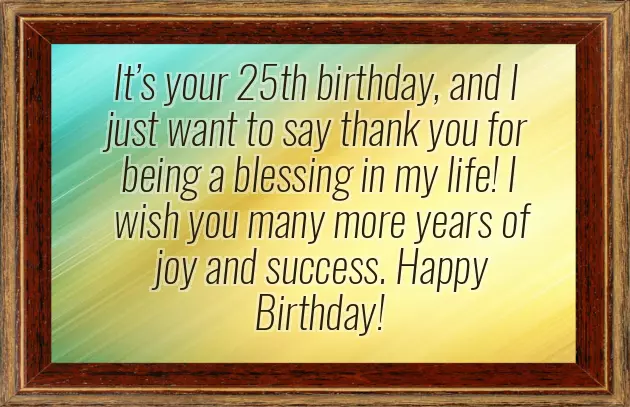25Th Birthday Quotes For Son