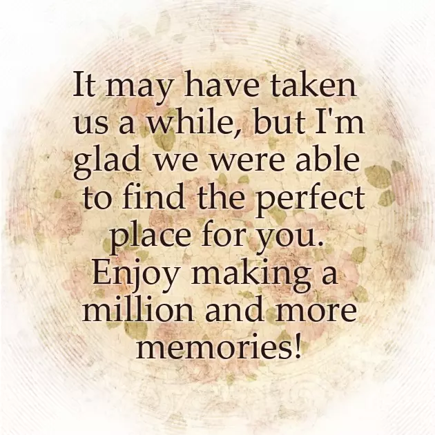 Congratulations On Buying Your First Home Congratulations On Buying Your First Home