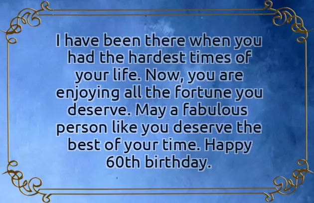 Wishes 60Th Birthday
