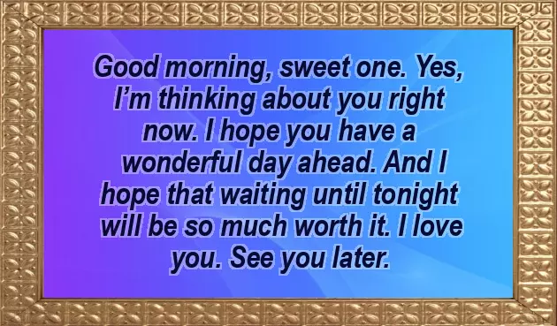 Best Morning Message For Wife