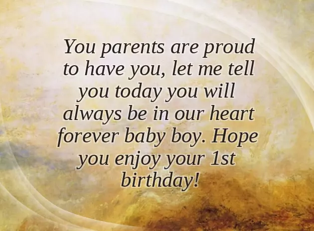 Birthday Wishes For Son 1 Year Birthday Wishes For Son 1 Year