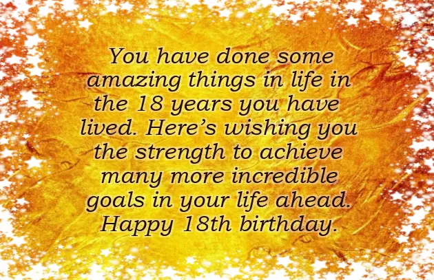 Quotes On 18Th Birthday Girl