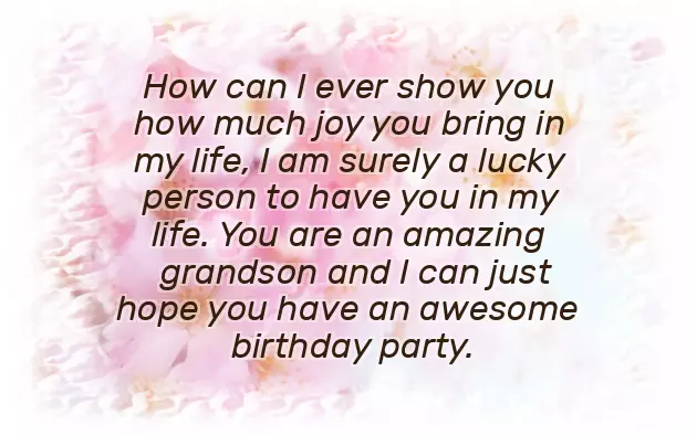 My Grandson Birthday Wishes