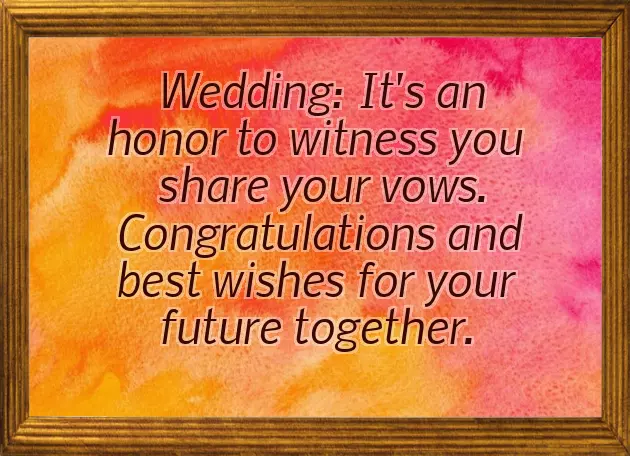 Example Of Congratulation