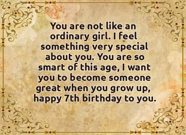 Happy 7Th Birthday To My Daughter