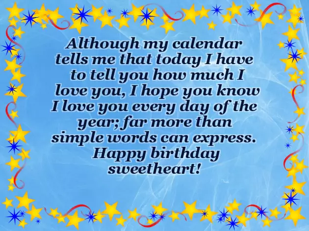 Most Romantic Birthday Wishes