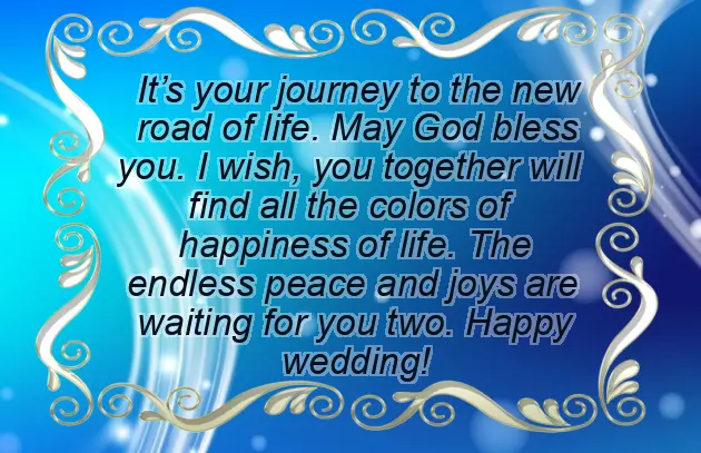 Wish You A Happy Wedded Life