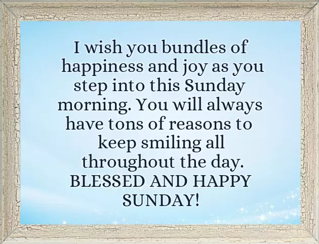 Happy Blessed Sunday Wishes