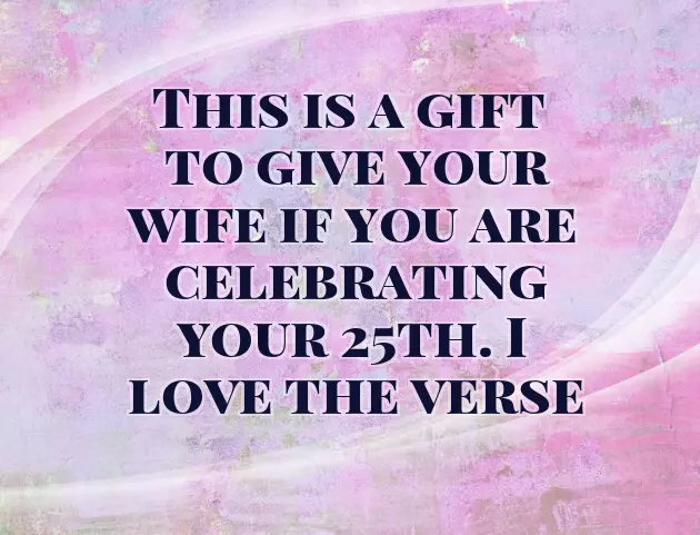 25Th Anniversary Gifts For Couples