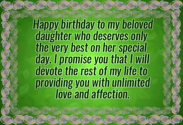 Happy Birthday To My Beautiful Daughter