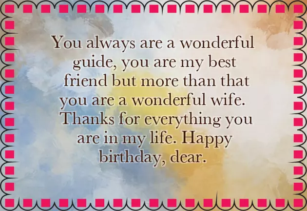 Happy Birthday Quotes For Your Wife