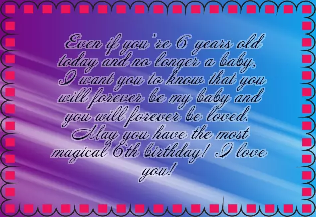 Happy Birthday Wishes For 6 Year Old Niece Happy Birthday Wishes For 6 Year Old Niece