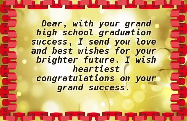 Congratulations On Your School Achievement