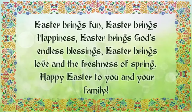 Easter Messages In English Easter Messages In English