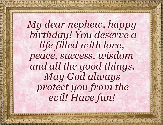 Congratulations For Nephew Born