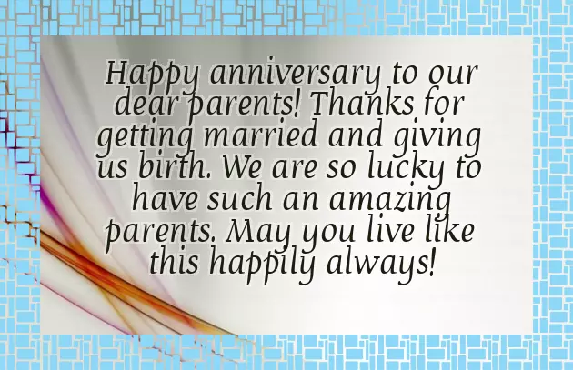 Wishes For Mom Dad Anniversary