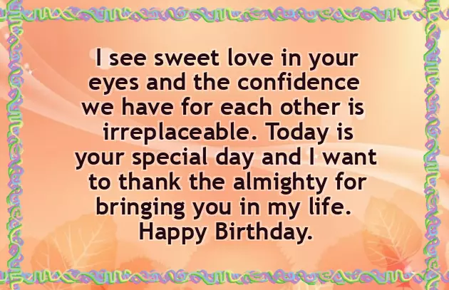 Birthday Greeting For Fiance