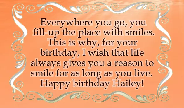 Happy Birthday Hailey