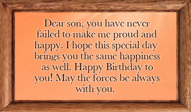 Happy Birthday Handsome Son