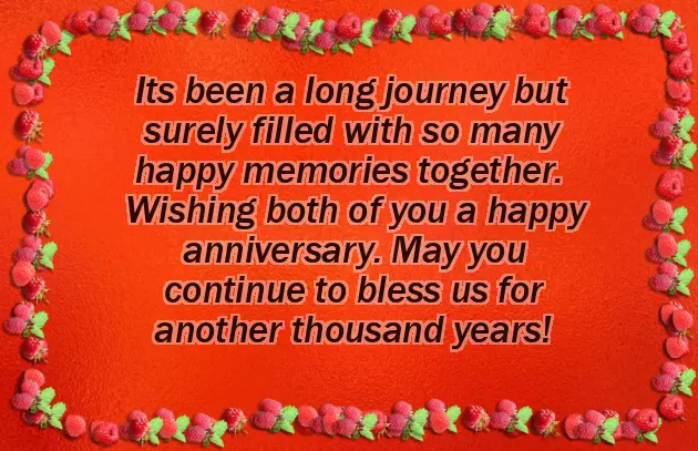 Happy Marriage Anniversary To Parents