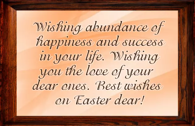 Happy Easter To You And Your Loved Ones