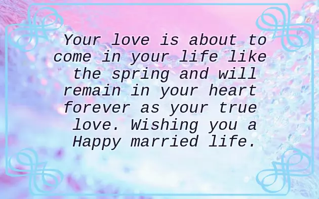 Wishes For The Bride