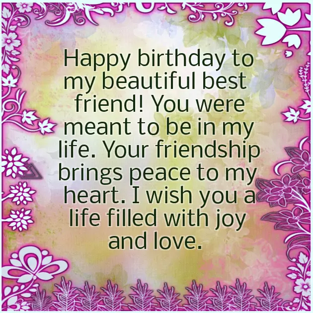 Happy Birthday Quotes For My Best Friend Girl