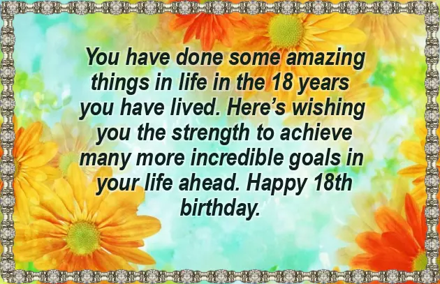 Turning 18 Birthday Quotes Turning 18 Birthday Quotes