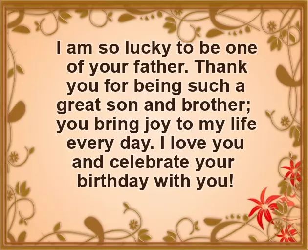 Like A Son Birthday Wishes Like A Son Birthday Wishes