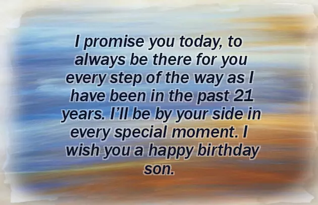 21St Birthday To My Son 21St Birthday To My Son