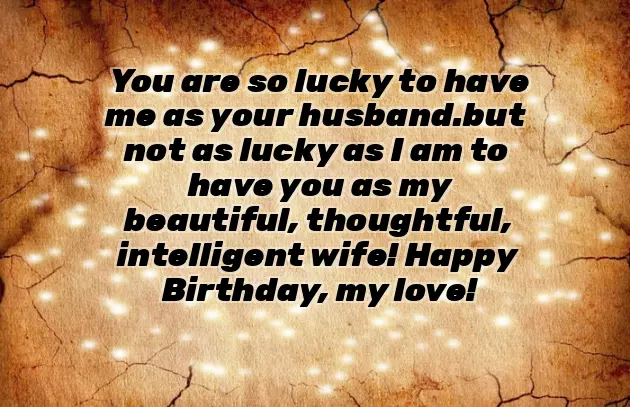 Wife Birthday Funny Wishes