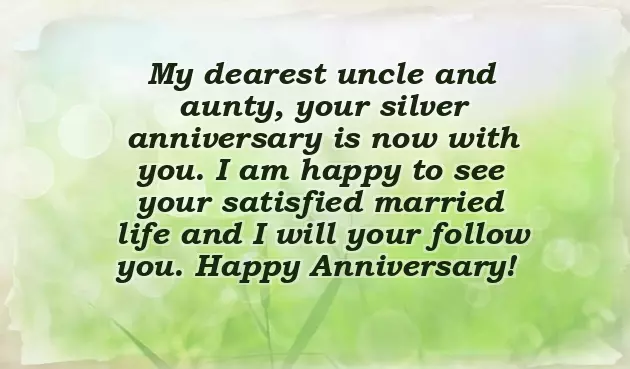 Wedding Wishes For Uncle And Aunty