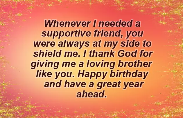 Special Wishes For Brother Birthday