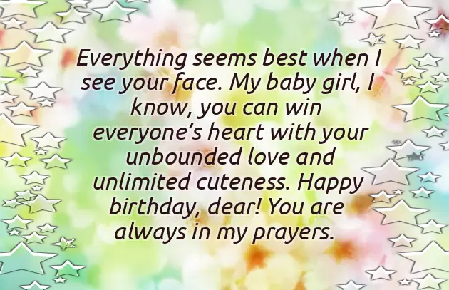 Birthday Wish For A Small Girl